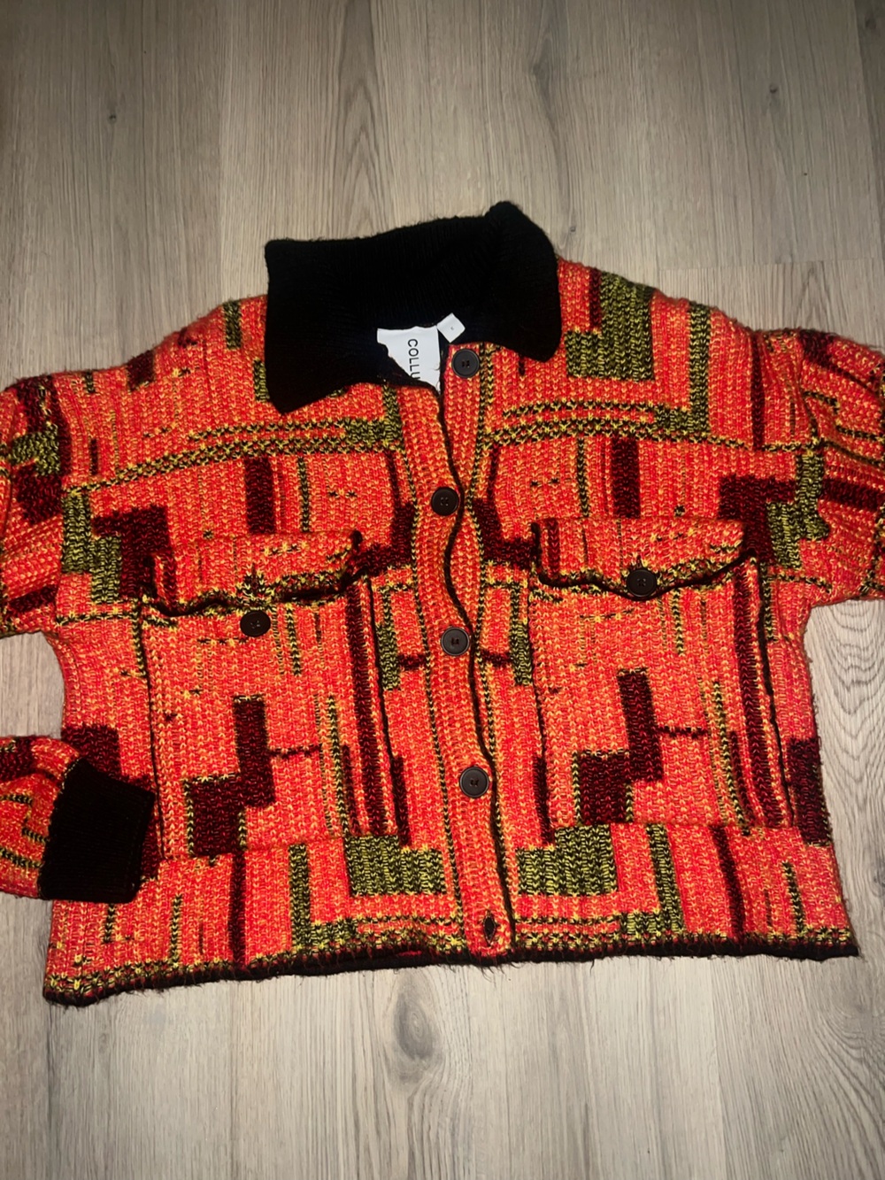 Collusion Geometric Sweater Size M - Picture 12 of 17